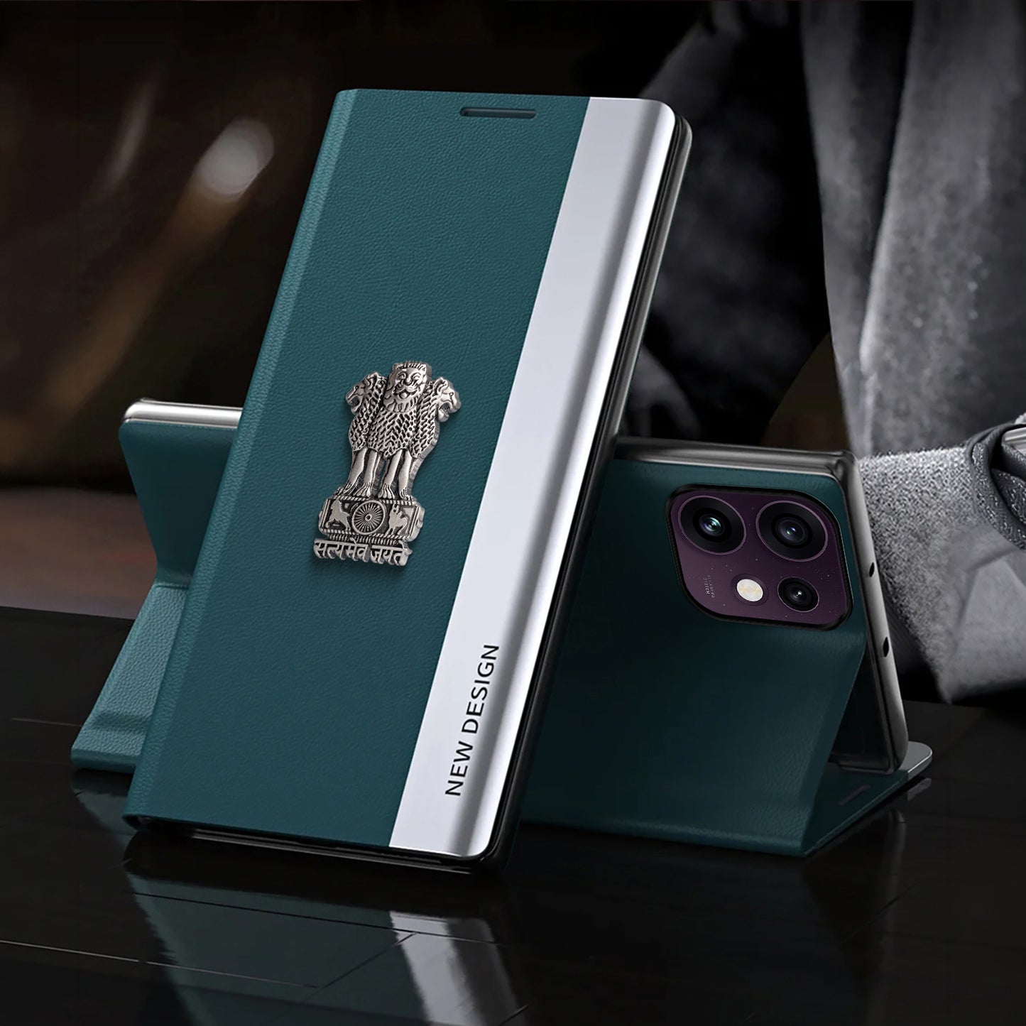 Oppo Reno 16 5G Satyamev Jayate Flip Leather Case