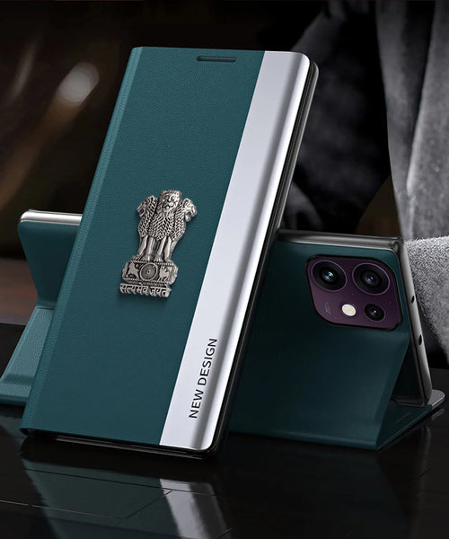 Oppo Reno 16 5G Satyamev Jayate Flip Leather Case