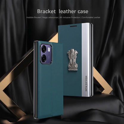 Oppo K14 5G Satyamev Jayate Flip Leather Case