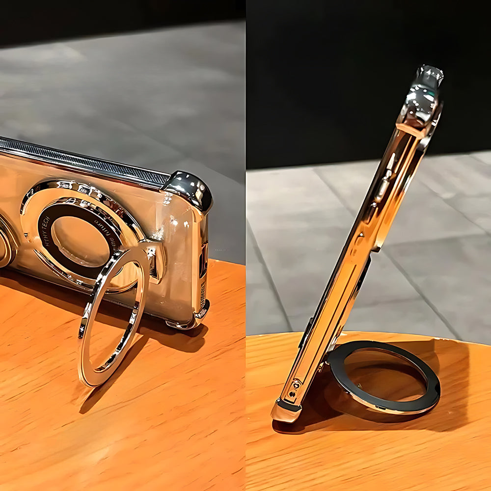 Samsung Galaxy A36 5G Original Luxury Magnifier Ring Stand Shockproof Airbags Corner Case