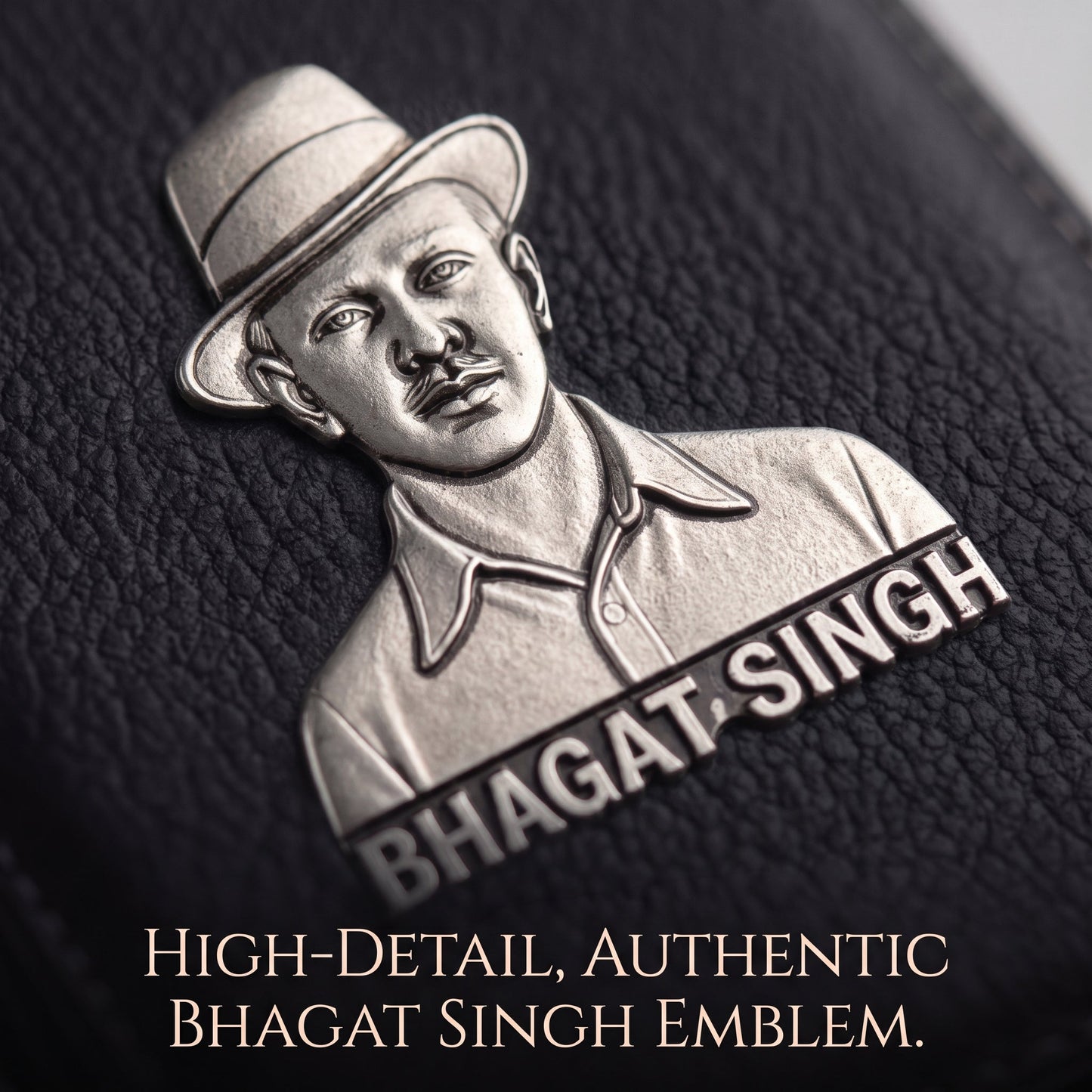 Vivo Y58 5G Shaheed Bhagat Singh 3D Metal Leather Back Case