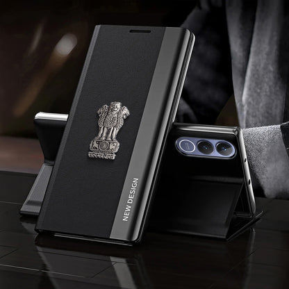Vivo V70 FE 5G Satyamev Jayate Flip Leather Case