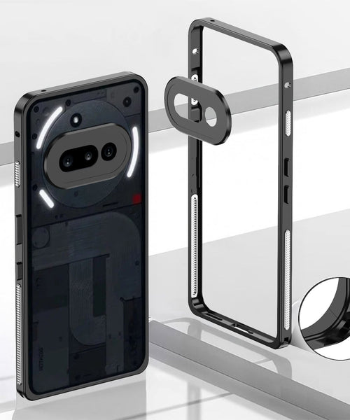 Nothing Phone 3a 5G Aluminium Metal Frame Case With Metal Camera Lens Protection