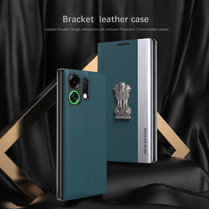 Oppo K13 Turbo 5G Satyamev Jayate Flip Leather Case
