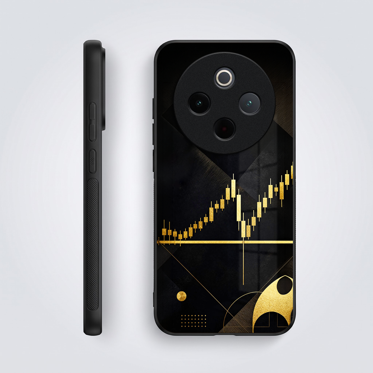Vivo T4 5G Trading Candles Acrylic Glass Back Case