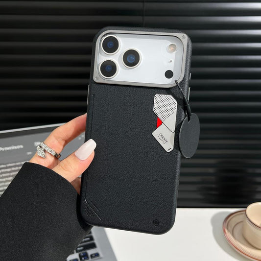 iPhone 17 Pro & 17 Pro Max Soft PU Leather Texture Magnetic Case