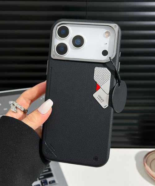 iPhone 17 Pro & 17 Pro Max Soft PU Leather Texture Magnetic Magsafe Case