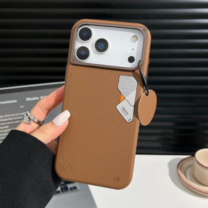 iPhone 17 Pro & 17 Pro Max Soft PU Leather Texture Magnetic Case