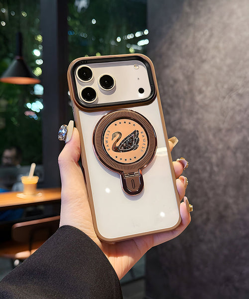 iPhone 17 Pro & 17 Pro Max Luxury Duck Ring Stand Shockproof Magnetic Magsafe Case