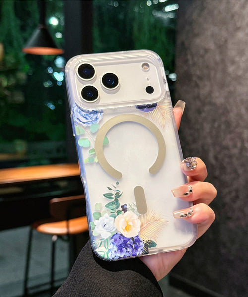 iPhone 17 Pro & 17 Pro Max Silicone Floral Magsafe Case
