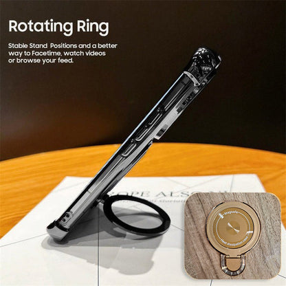 Motorola Edge 70 5G Luxury Four Corner Invincible Bracket Ring Stand Case