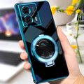 Motorola Edge 50 Fusion 5G Magnifier Electroplating Case
