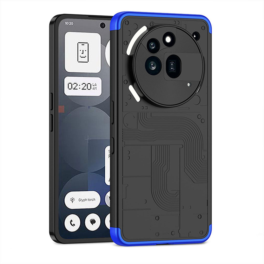 Nothing Phone 3a Pro 5G Ultimate 360° Shockproof Complete Protection Matte Back Cover