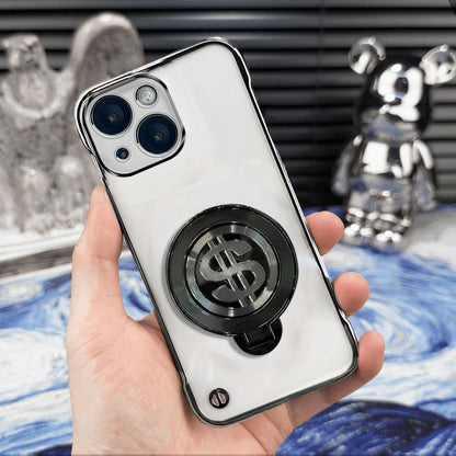 iPhone 15 Premium Frameless Rotating Dollar Case