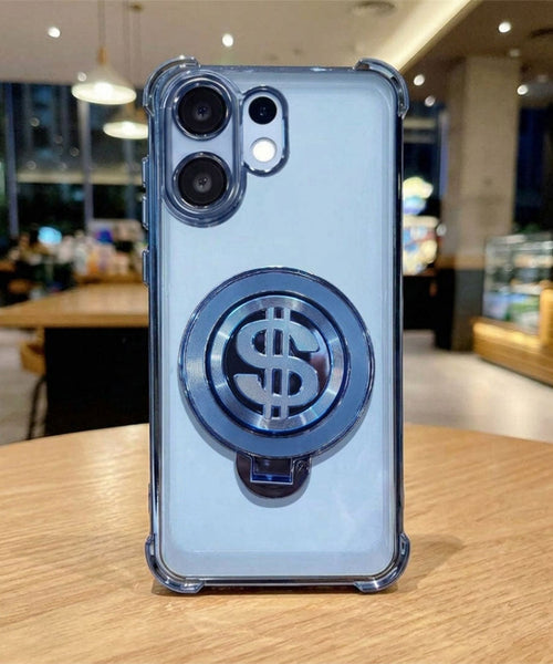 Vivo X200 FE 5G Four Corner Airbags 100% Original Astro Money Magnet Rotating Dollar Case