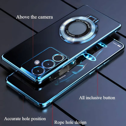 Samsung Galaxy A35 5G Magnifier Electroplating Case