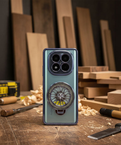 Redmi Note 14 Pro Plus 5G Ferrari Wheel Electroplating Case