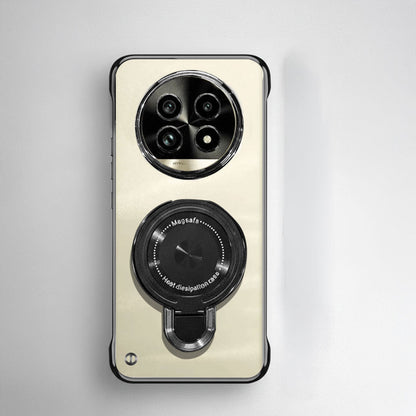 Realme 13 Pro+ 5G Phone case with camera lens cover on a light gray background