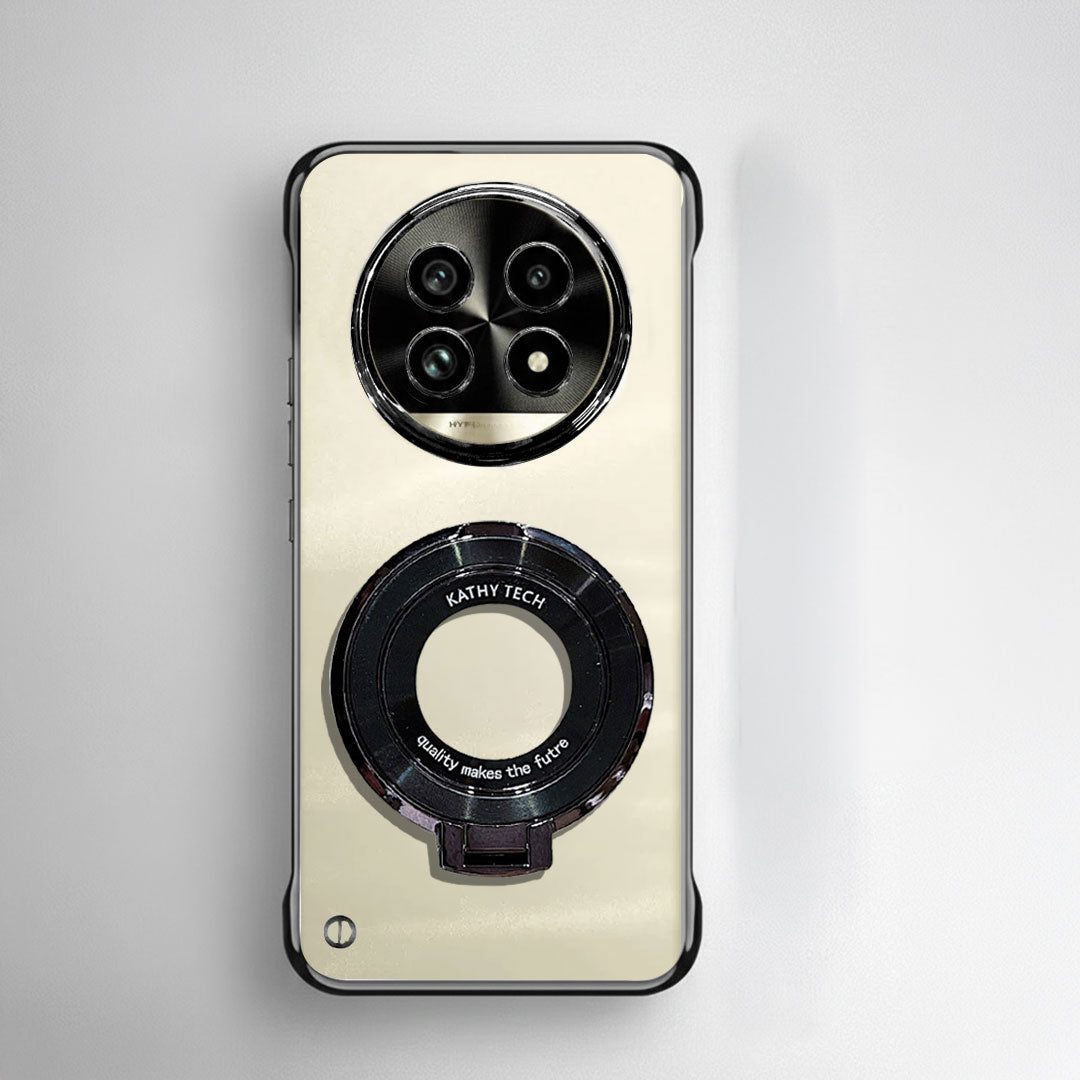 Realme 13 Pro+ 5G Phone case with camera lens design on a light gray background