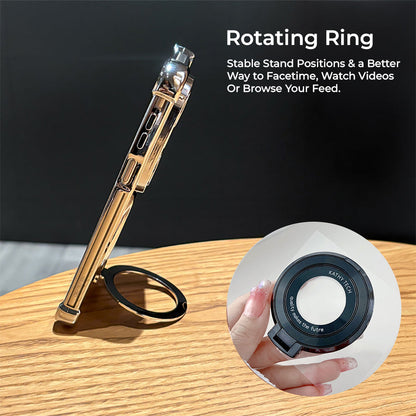 OnePlus Nord 4 5G Original Luxury Magnifier Ring Stand Shockproof Airbags Corner Case