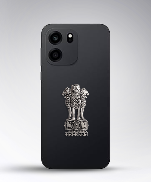 OnePlus Nord CE6 5G Compatible Satyamev Jayate 3D Metal Emblem Sticker
