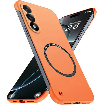 OnePlus Nord 5 5G Frameless Magnetic Wireless Charging Case - Ultra-Slim Clear MagSafe Compatible Cover