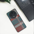OPPO F27 PRO 5G Luxury Grid Pattern Glass Back Shockproof Case