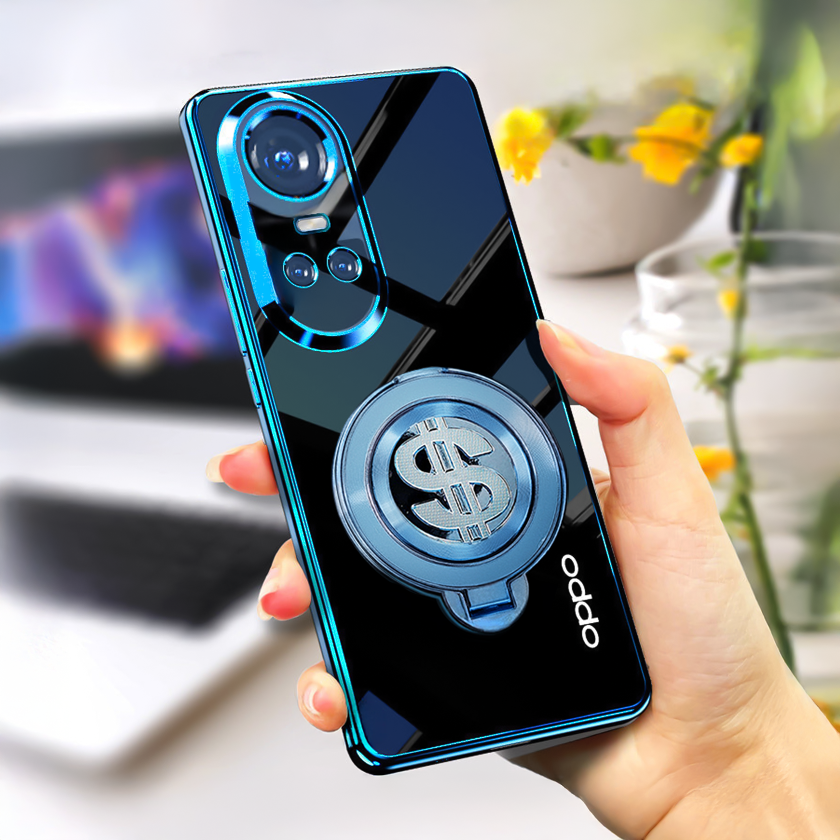Oppo Reno 10 5G Electroplating Dollar Case – ELECTRO CASES