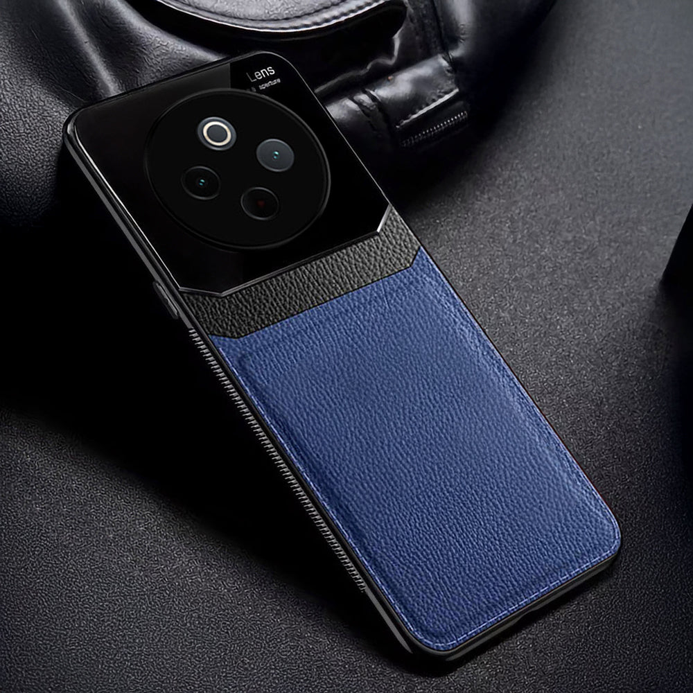 Vivo T4 5G Premium Leather Lens Protective Case