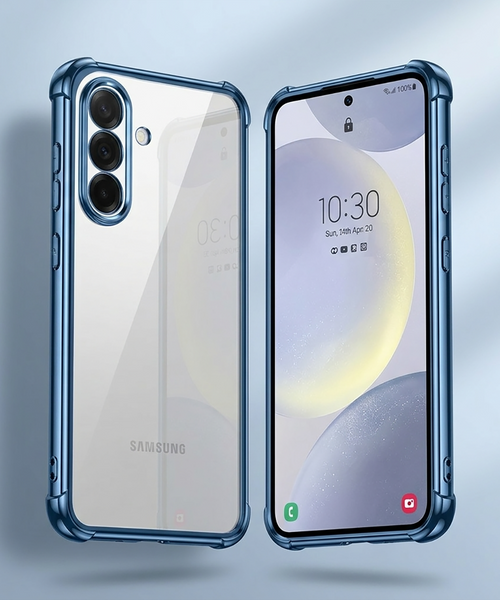 Samsung Galaxy A16 5G Anti-Yellow Electroplating Transparent Airbags Case