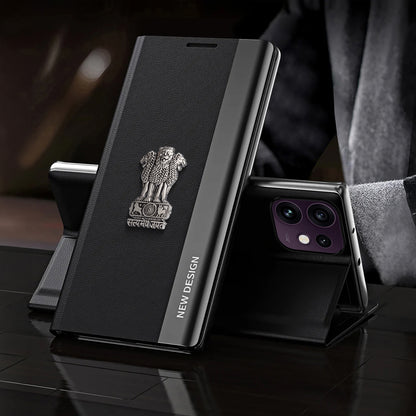 Oppo Reno 16 5G Satyamev Jayate Flip Leather Case