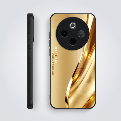 Vivo T4 5G Luxury Infinity Energy Acrylic Glass Back Case