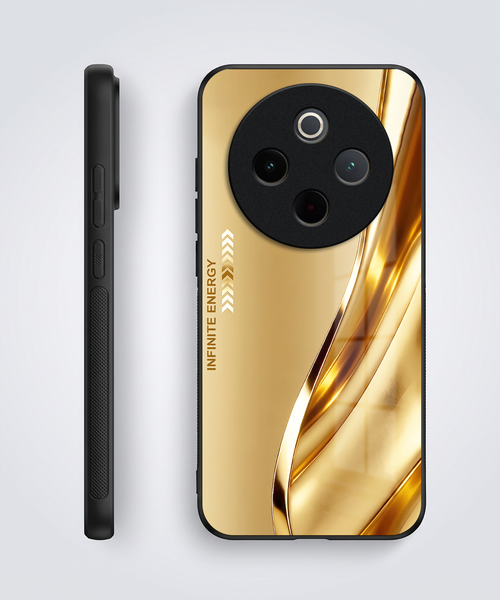 Vivo T4 5G Luxury Infinity Energy Acrylic Glass Back Case
