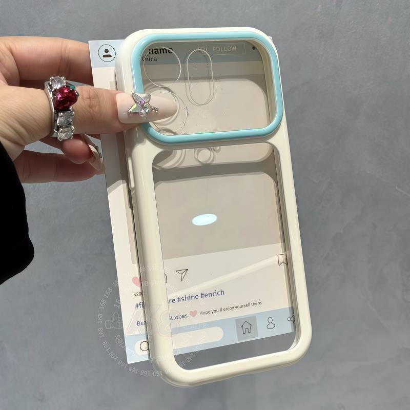 Oppo Reno 15 5G DIY Photo Frame Shockproof TPU Back Case