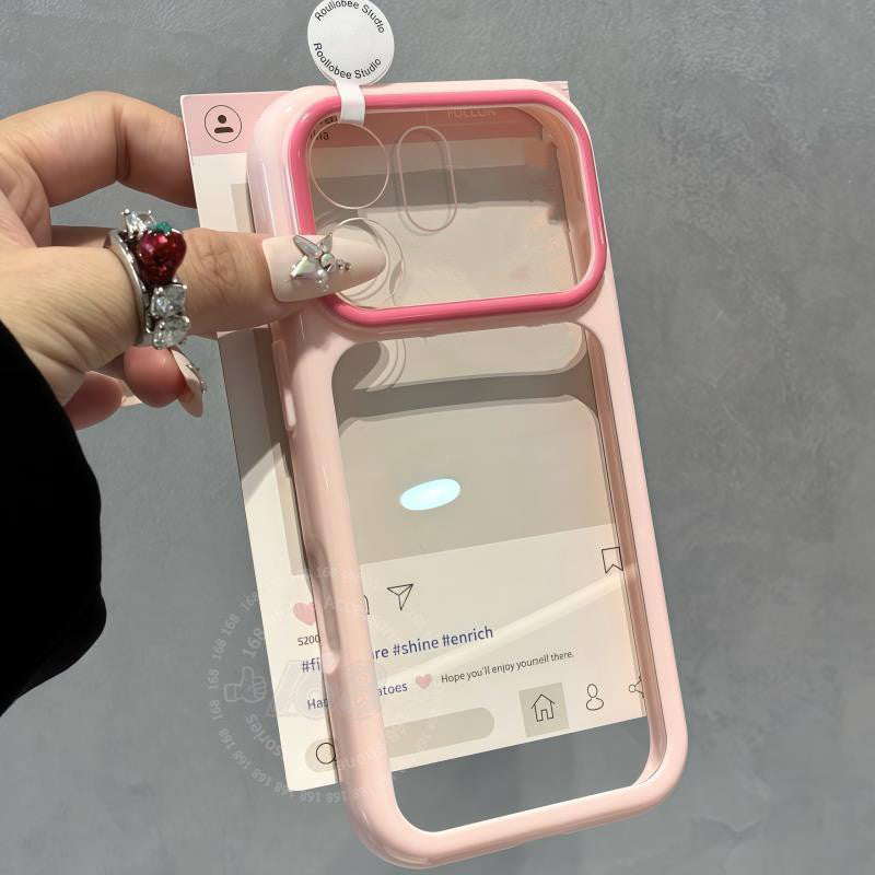 Oppo Reno 15 5G DIY Photo Frame Shockproof TPU Back Case