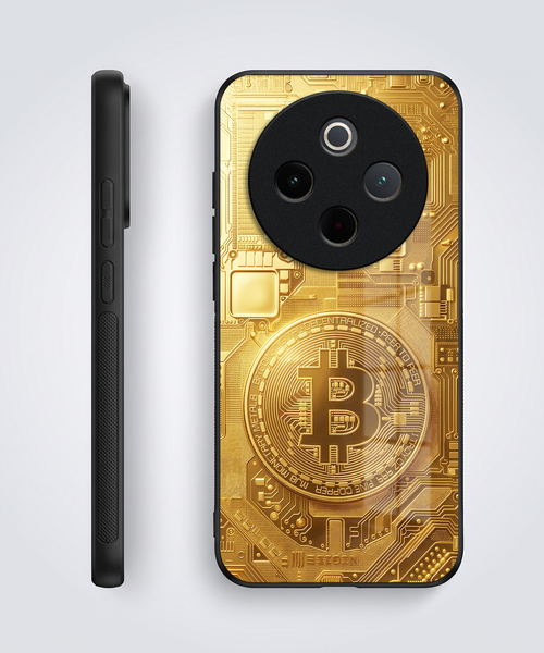 Vivo T4 5G Bitcoin Acrylic Glass Back Case