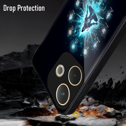 Oppo A5 Pro 5G Premium Acrylic Shockproof Glass Back Case (Meditation)