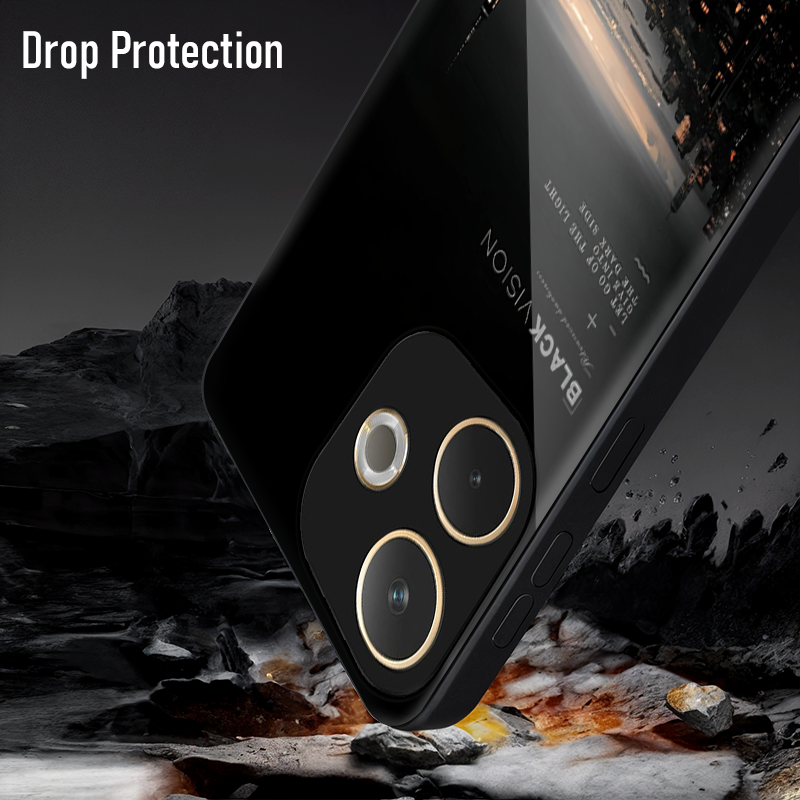 Oppo A5 Pro 5G Premium Acrylic Shockproof Glass Back Case (Tower)