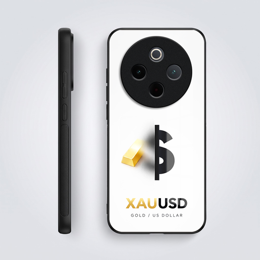 Vivo T4 5G Luxury XAU/USD Acrylic Glass Back Case