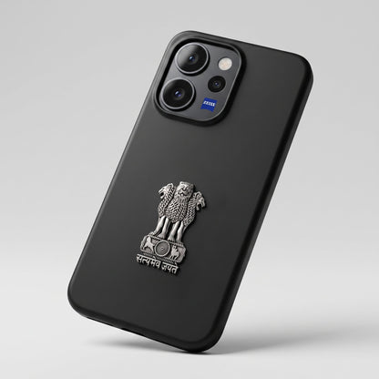 Vivo V70 Elite 5G Compatible Satyamev Jayate 3D Metal Emblem Sticker